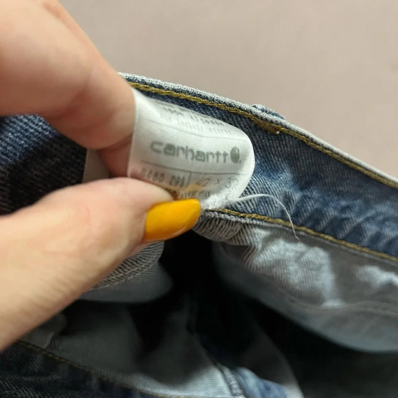 Carhartt Relaxed fit straight leg jeans 42x32 excellent condition fit and wash - Picture 8 of 8